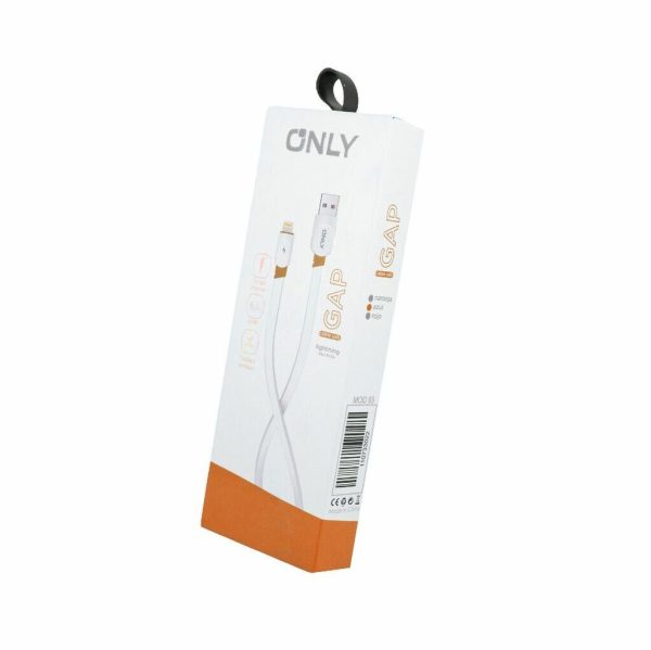 Cable usb mod93 Gap-only-Lightning-4ARojo-Naranja