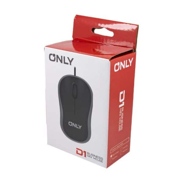 Mouse con cable mod D1 negro