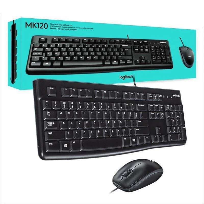 TECLADO + MOUSE LOGITECH MK120 USB