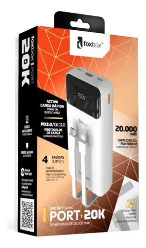 POWER BANK 20K BLANCO