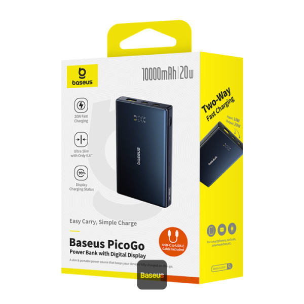 POWER BANK Baseus Picogo  10000mah 20w