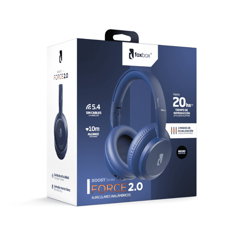 AURICULAR INALAMBRICO FOXBOX BOOST FORCE 2.0 NEGRO