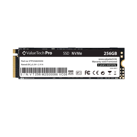 DISCO SSD 256 GB VALUETECH PRO NVME VTP256GSSD4 BULK