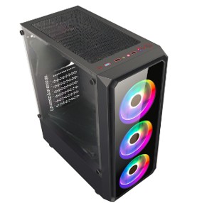 GABINETE ALUNA GAMING AL-LX76 600W 80P